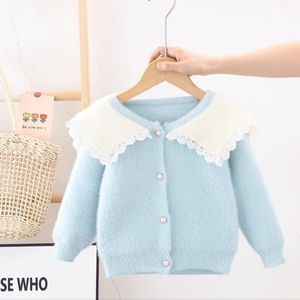Soft Blue Toddler Girls Sweater
